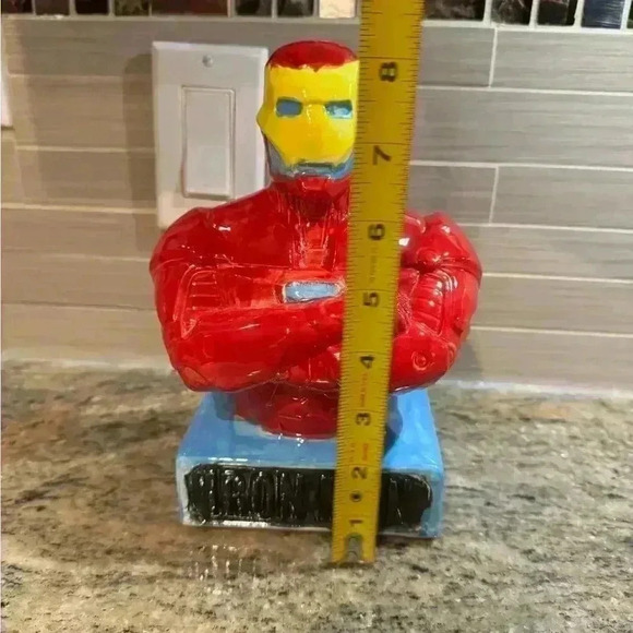 Ironman ceramic pottery  bank - Picture 3 of 6